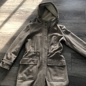 Very nice 3-in-1  Coat! Cole Haan size 6 Maple Tan Wool Coat